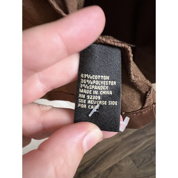 DG2 Diane Gilman Brown Blazer Size Small NWT - Picture 6 of 8